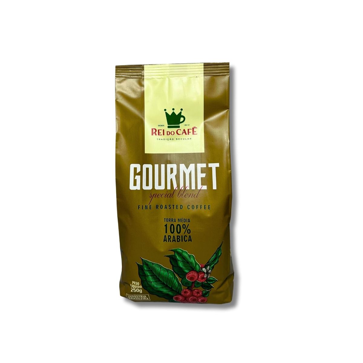 Café Moido Gourmet Torrado 250g REI DO CAFE 100% Arábica Alta Mogiana Cafeteria Tradicional de Santos